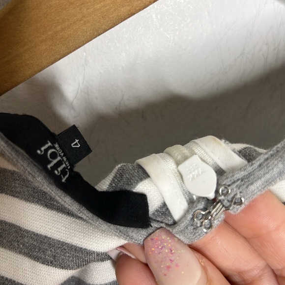 TIBI New York Peplum Striped Nautical Beachy Resort wear Tank Top - Picture 11 of 12